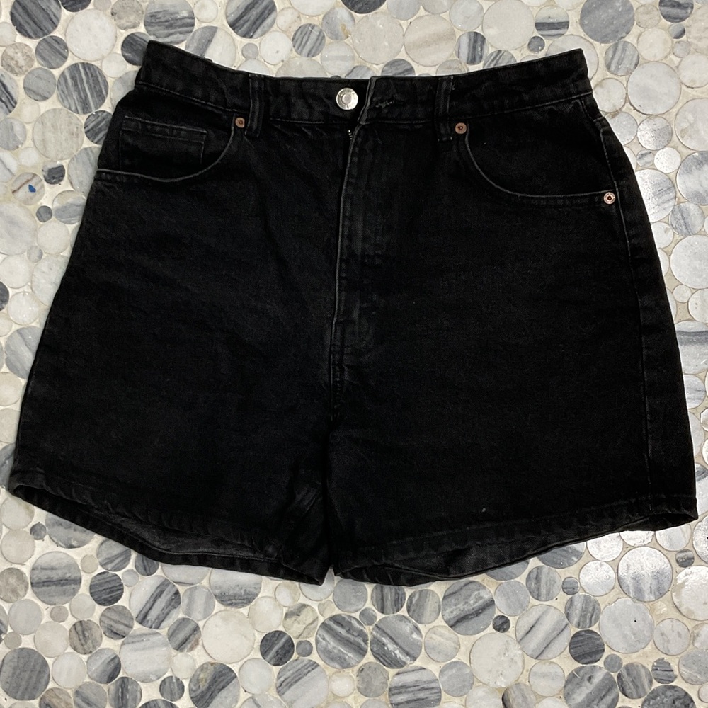 Zara Black Jean Shorts for Women